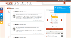 Desktop Screenshot of jusline.at